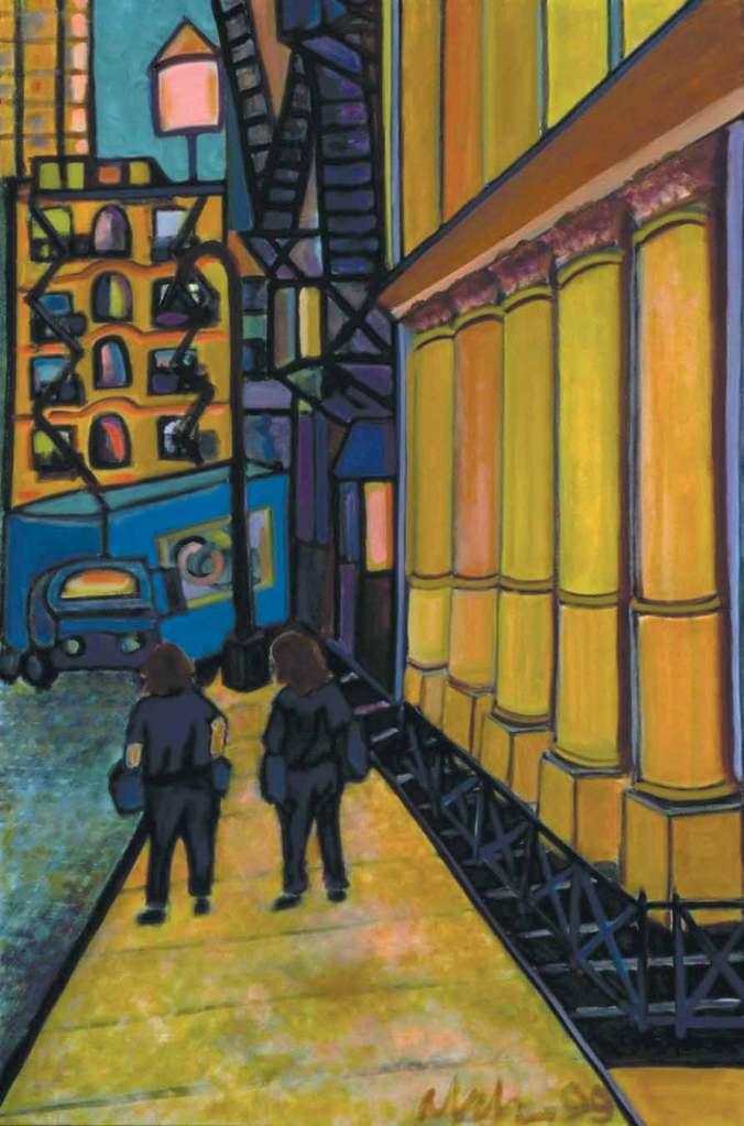 To Canal Street, 1999, oil on canvas