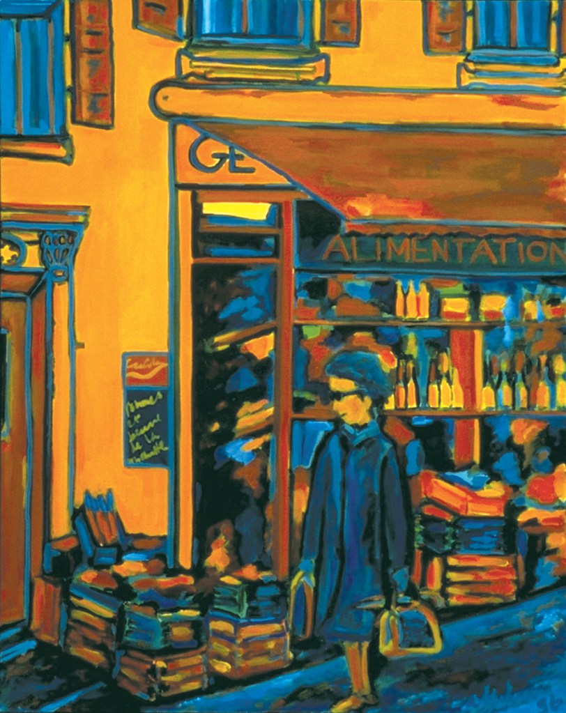 Alimentation, 1996, oil on canvas, 24" x 30"