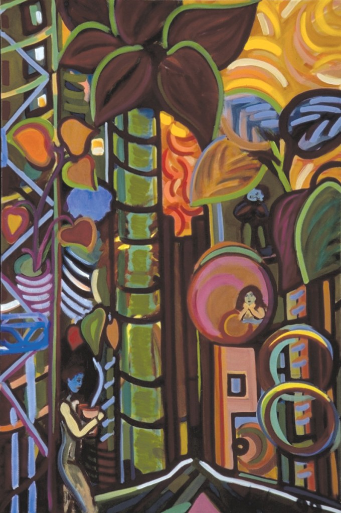 Cross-Section 2, 1999, oil on canvas, 24" x 36"