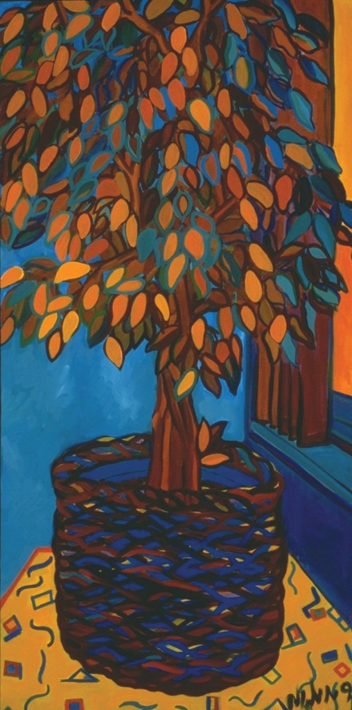 Ficas, 1997, oil on canvas, 24" x 48"