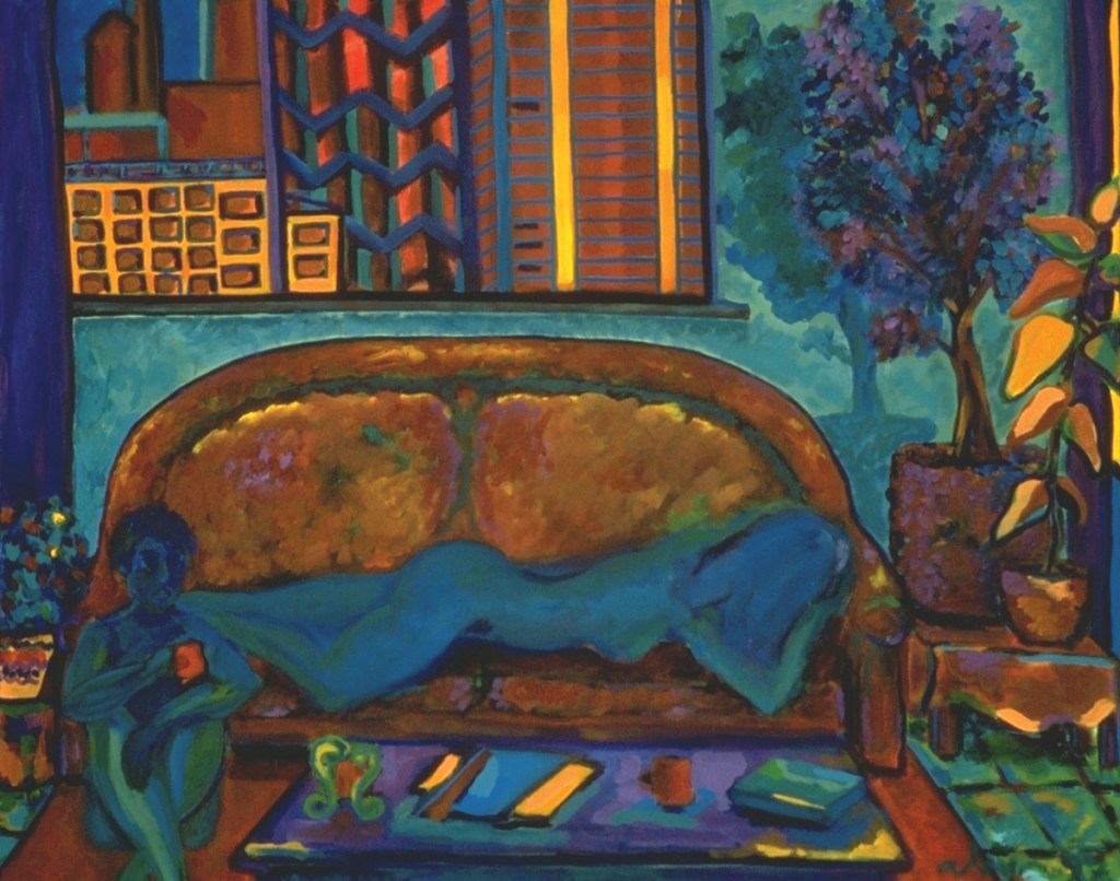 late morning, 1997, oil on canvas, 30" x 24"