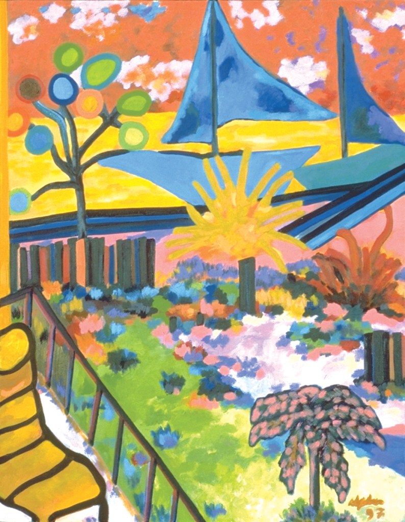 Perdido Key, 1997, oil on canvas, 22" x 28"