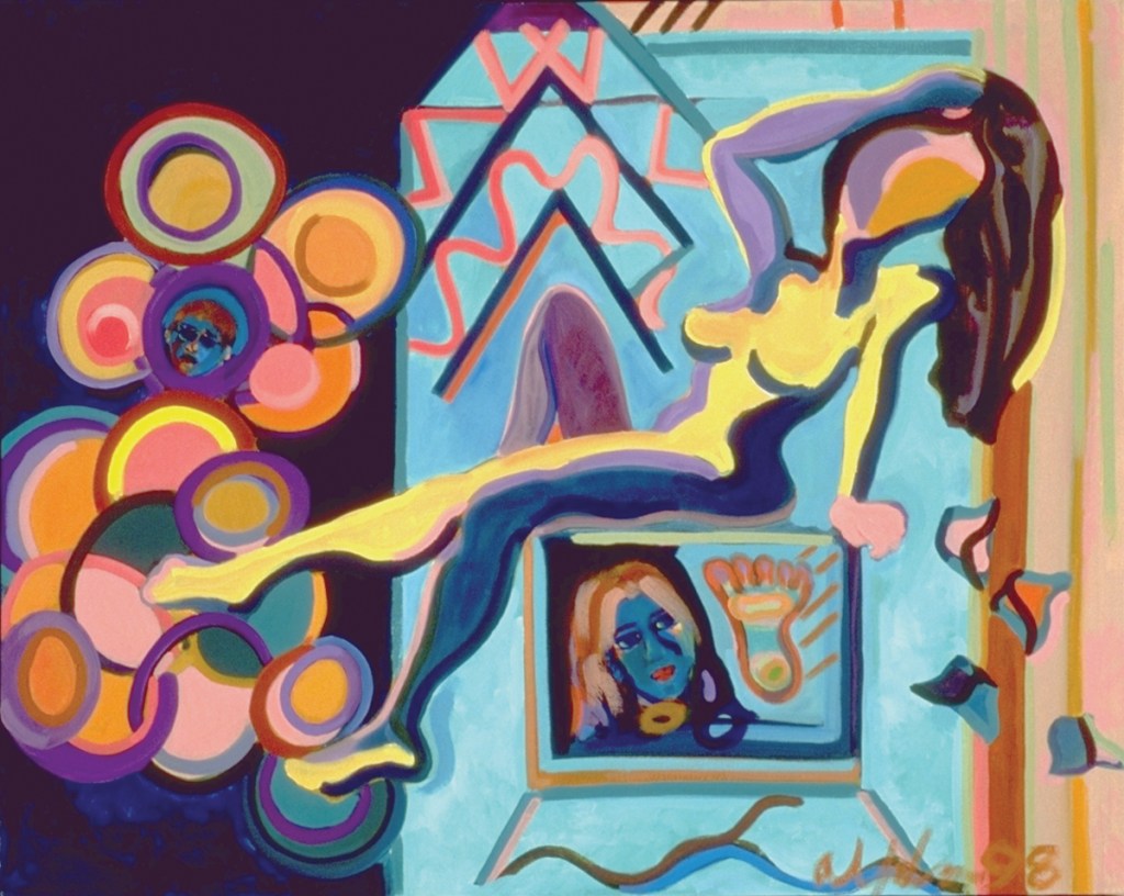 The Box, 1998, oil on canvas, 30" x 24"