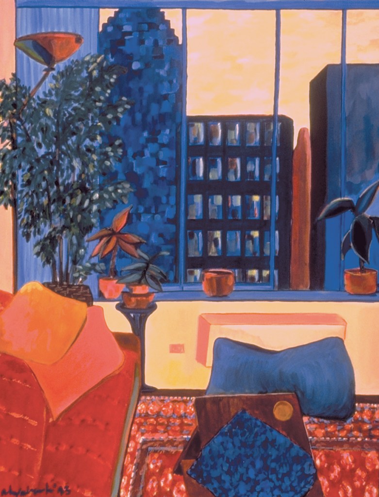 The Living Room, 1993, oil on canvas, 22" x 28"